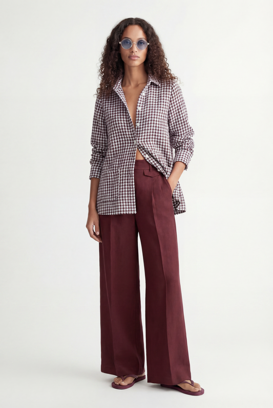 Pied De Poule 'Pocket Shirt'