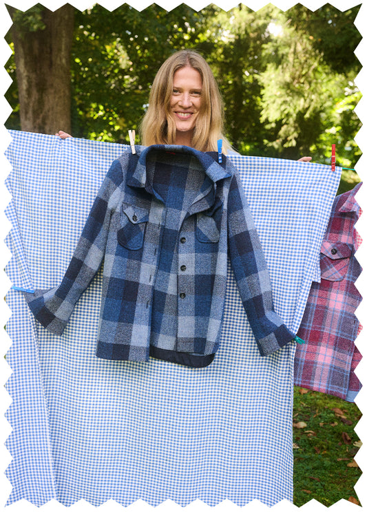 "Overshirt" in Harris Tweed