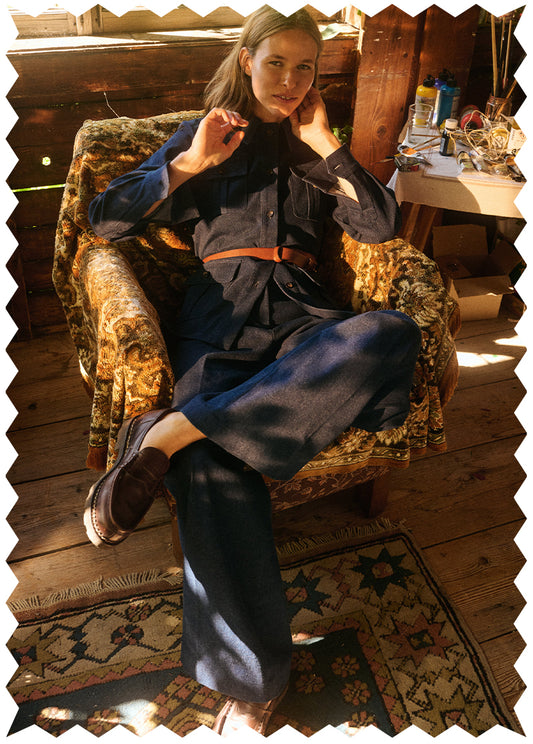 Denim "Safari Jacket"